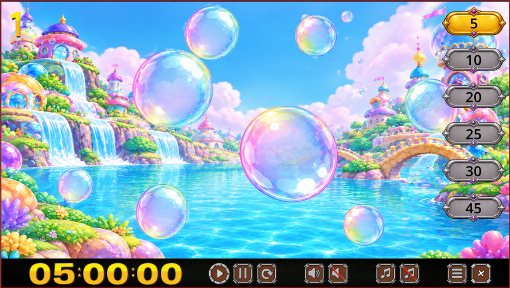 Bubbles Sprint Timer - Demo